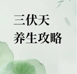 三伏贴全攻略：全年养阳的最佳时机来了